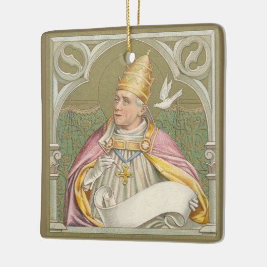 Papst St. Gregory der Große (M 067) Keramikornament (Links)