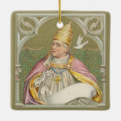 Papst St. Gregory der Große (M 067) Keramikornament (Rückseite)