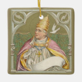 Papst St. Gregory der Große (M 067) Keramikornament (Vorderseite)