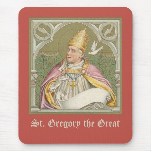 Papst St. Gregory der Große (M 067) Mousepad (Vorne)