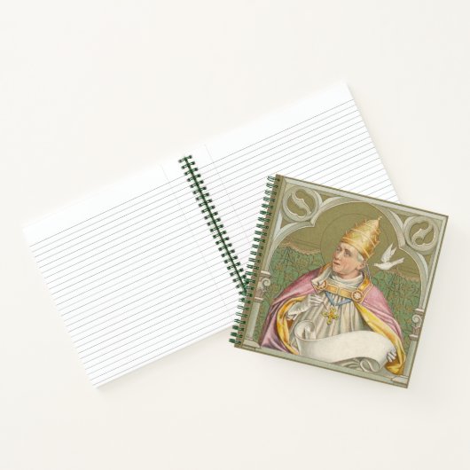 Papst St. Gregory der Große (M 067) Notizblock (Innenseite)