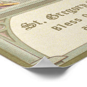 Papst St. Gregory der Große (M 067) Poster (Ecke)