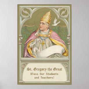 Papst St. Gregory der Große (M 067) Poster