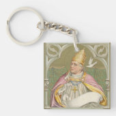 Papst St. Gregory der Große (M 067) Schlüsselanhänger (Vorderseite)