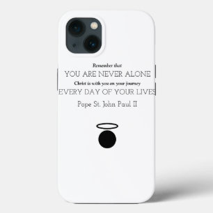 Papst St. Johannes Paul II. Zitat iPhone-Hülle iPhone 13 Hülle