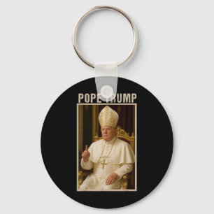 Papst Trump 1 Trump Papst Donald Trump Politischer Schlüsselanhänger