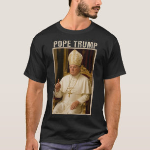Papst Trump 1 Trump Papst Donald Trump Politischer T-Shirt