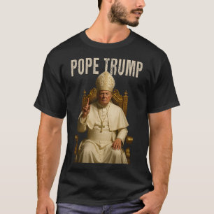 Papst Trump 2 Trump Papst Donald Trump Politischer T-Shirt