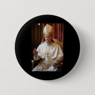 Papst Trump: Der lustige Präsident Trump Will, die Button