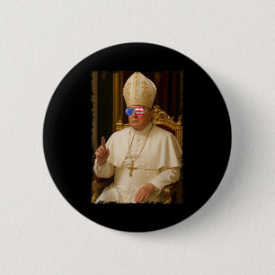Papst Trump: Der lustige Präsident Trump Will, die Button