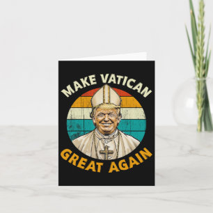 Papst Trump: Der lustige Präsident Trump Will, die Karte
