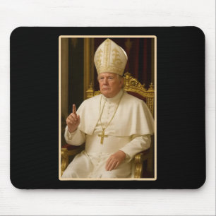 Papst Trump: Der lustige Präsident Trump Will, die Mousepad