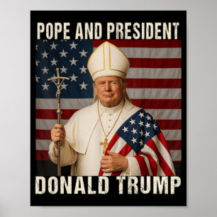Papst Trump: Der lustige Präsident Trump Will, die Poster