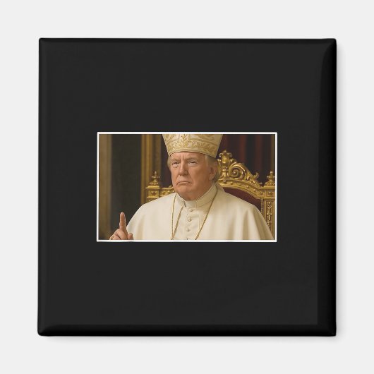 Papst Trump: Der nächste Papst Magnet (Vorne)