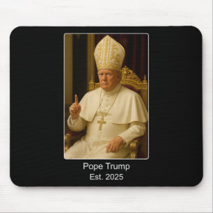 Papst Trump Est. 2025 Will Trump, der nächste Po z Mousepad