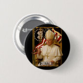 Papst Trump Funny Präsident Trump 1 Button (Vorne & Hinten)