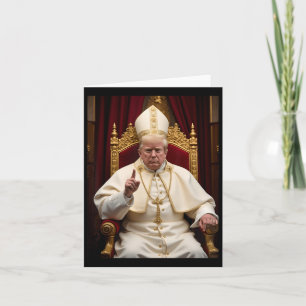 Papst Trump Funny Trump Präsident Trump Vatikan Ch Karte