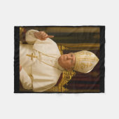 Papst Trump Funny Trump Vatican Christlich Retro C Fleecedecke (Vorderseite (Horizontal))