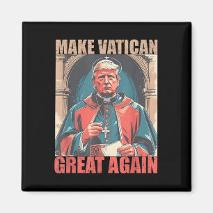 Papst Trump Funny Trump Vatican Christlich Retro C Magnet