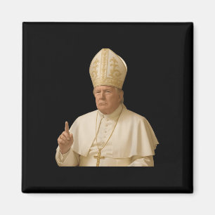 Papst Trump Funny Trump Vatican Christlich Retro C Magnet