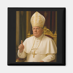 Papst Trump Funny Trump Vatican Christlich Retro C Magnet