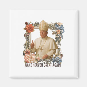 Papst Trump Funny Trump Vatican Christlich Retro C Magnet