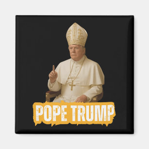 Papst Trump Funny Trump Vatican Christlich Retro C Magnet