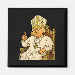 Papst Trump Funny Trump Vatican Christlich Retro C Magnet