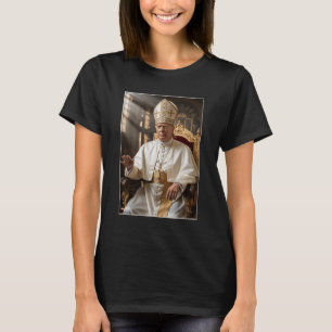 Papst Trump Funny Trump Vatican Christlich Retro C T-Shirt