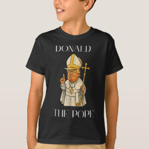 Papst Trump Funny Trump Vatican Christlich Retro C T-Shirt