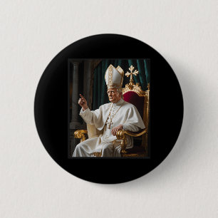 Papst Trump Lustig Trump Vatikan Christlich Retro Button