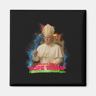 Papst Trump Lustig Trump Vatikan Christlich Retro  Magnet