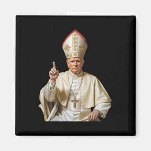 Papst Trump Lustig Trump Vatikan Christlich Retro Magnet