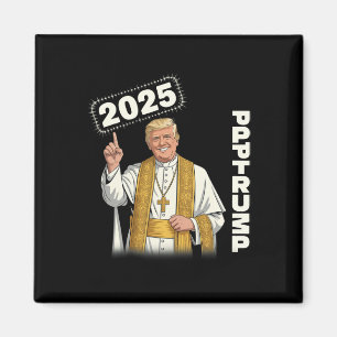 Papst Trump Lustig Trump Vatikan Christlich Retro  Magnet