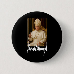 Papst Trump Lustiger Amerikanischer Präsident Trum Button