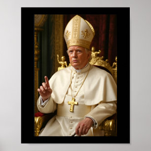 Papst Trump-lustiger Präsident Trump Will, Zukunft Poster