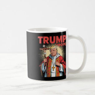 Papst Trump Lustiger Trump Vatikan Christlich Retr Kaffeetasse