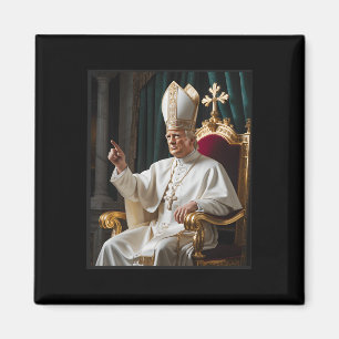 Papst Trump Lustiger Trump Vatikan Christlich Retr Magnet