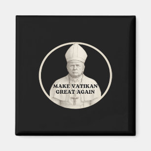 Papst Trump Lustiger Trump Vatikan Christlich Retr Magnet