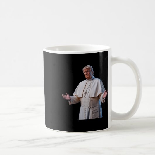 Papst Trump Will, der nächste Papst zu sein Kaffeetasse (Rechts)