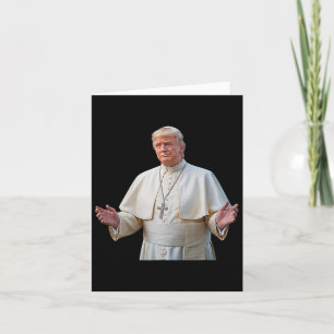 Papst Trump Will, der nächste Papst zu sein Karte