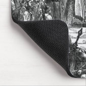 Papst Urban II den ersten Kreuzzug predigend Mousepad (Ecke)