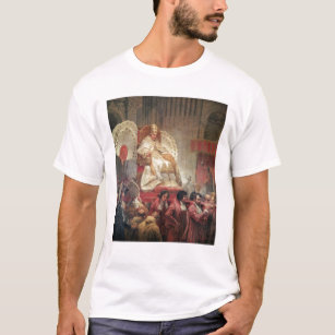 Papst VIII in St Peter auf dem Sedia Gestatoria T-Shirt