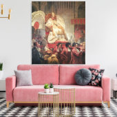 Papst VIII. Petrus am Sedia Gestatoria Leinwanddruck (Insitu (Wohnzimmer))