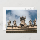 Papstarme über dem Eingang des St. Peter Postkarte (Vorne/Hinten)