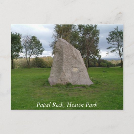 Papstfelsen, Heaton Park Postcard Postkarte (Vorderseite)