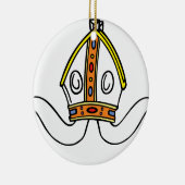 Papsthut Keramikornament (Rechts)