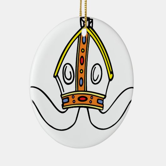 Papsthut Keramikornament (Rechts)