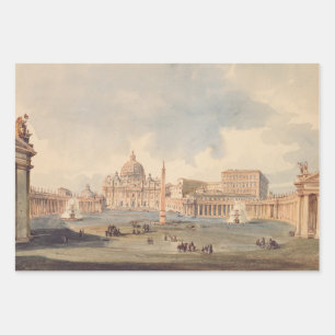 Päpstliche Basilika St. Peter im Vatikan Geschenkpapier Set