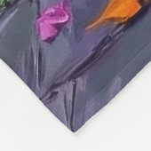 Päpstliche Hunde Trick-oder-Treating Halloween-Kos Fleecedecke (Ecke)